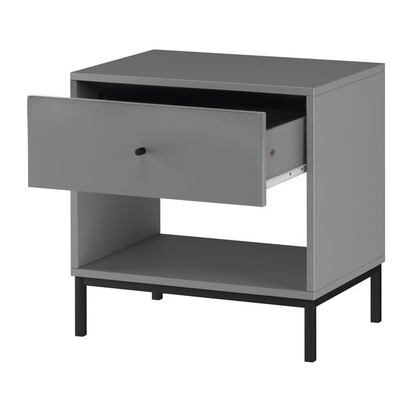 Sivý nočný stolík Celine – Støraa