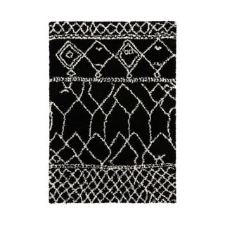 Čierny koberec Think Rugs Scandi Berber, 120 x 170 cm
