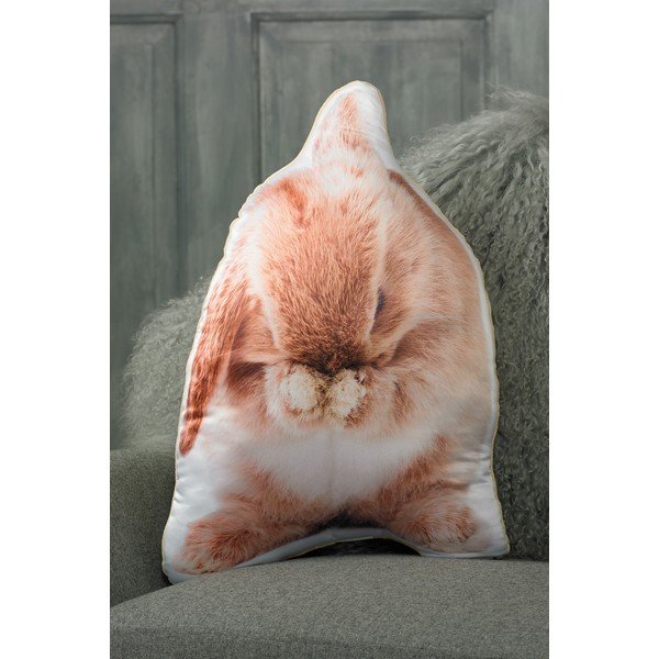 Vankúšik s potlačou hnedého králika Adorable Cushions-image-1