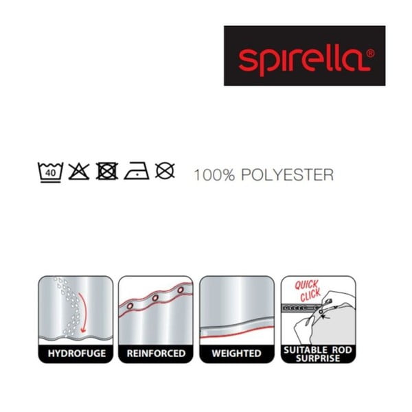 Sprchový záves 180x200 cm Ricco – Spirella-image-4