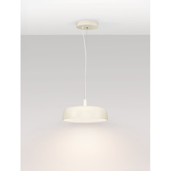 Krémovobiele hliníkové LED závesné svietidlo so stmievačom ø 40 cm Noelia – Nova Luce-image-4