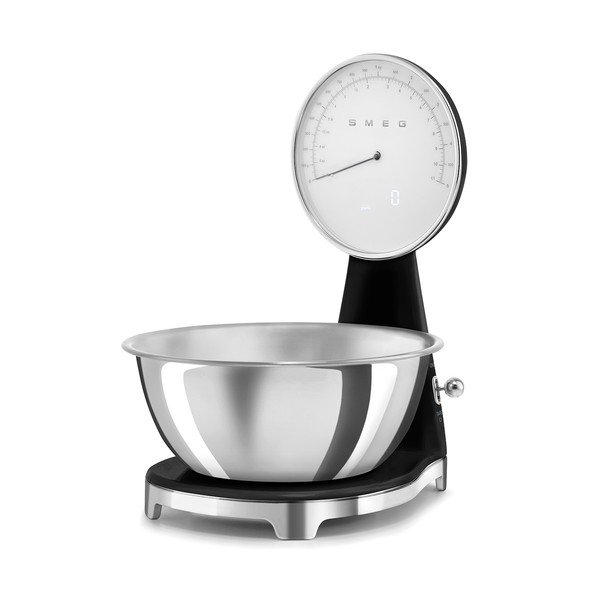 Čierna plastová digitálna kuchynská váha – SMEG-image-2