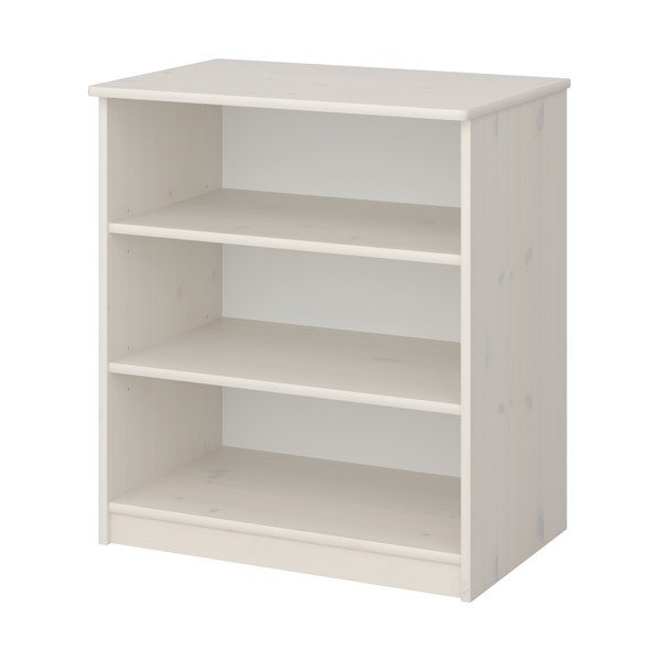 Biela detská knižnica z borovicového dreva 64x72 cm Memphis - Tvilum-image-2