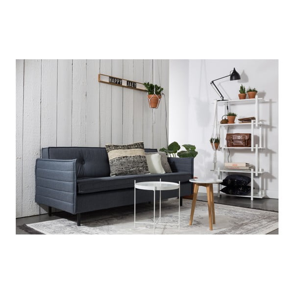 Tmavomodrý vankúš s výplňou Zuiver Sarona Vintage, 45 × 45 cm-image-3