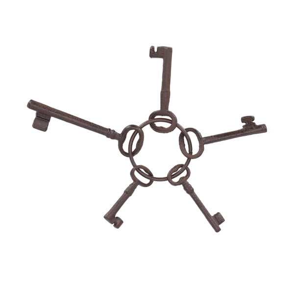 Zväzok liatinových dekoratívnych kľúčov Esschert Design-image-2