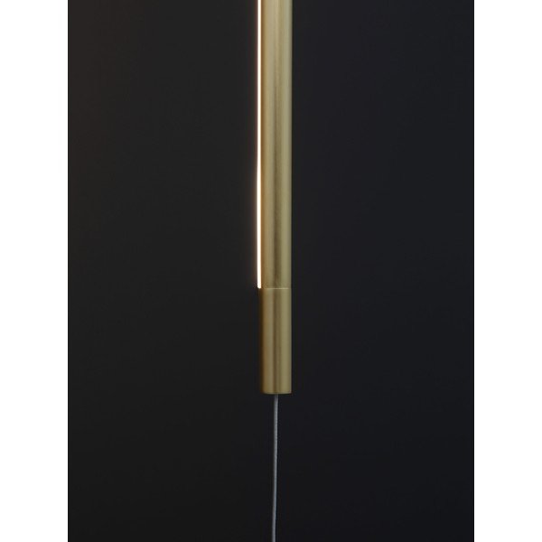 Hliníková LED stojacia lampa v mosadznej farbe (výška  300 cm) Elettra – Nova Luce-image-2