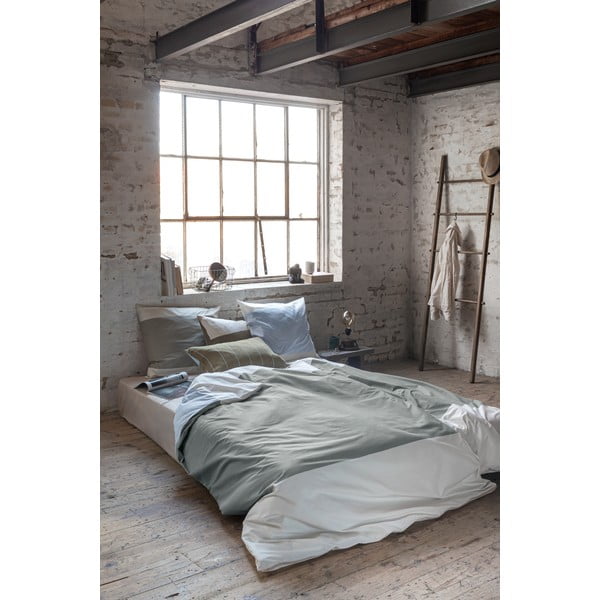 Kaki obliečky na jednolôžko z bavlneného perkálu 140x200 cm Colore – Mette Ditmer Denmark-image-2