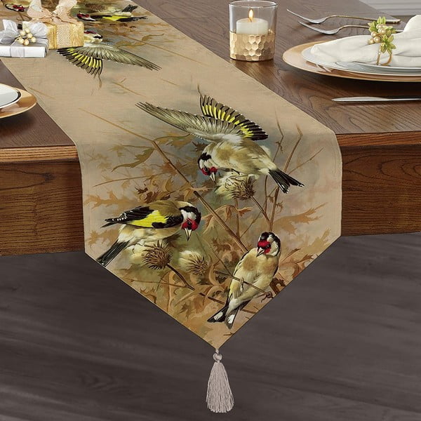 Behúň na stôl 45x140 cm Yellow Bird – Mila Home-image-2