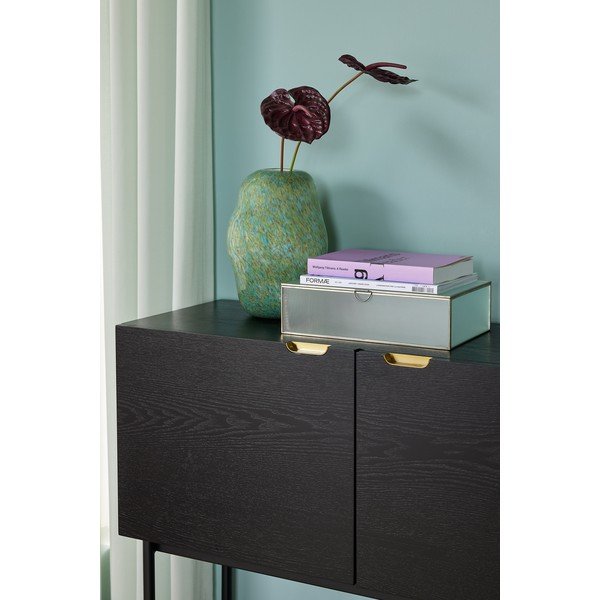 Zelená sklenená ručne vyrobená váza (výška 29 cm) Miro – Hübsch-image-1