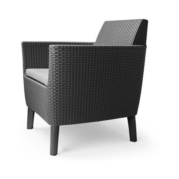 Sivá záhradná lounge súprava pre 2 osoby Salemo – Keter-image-2