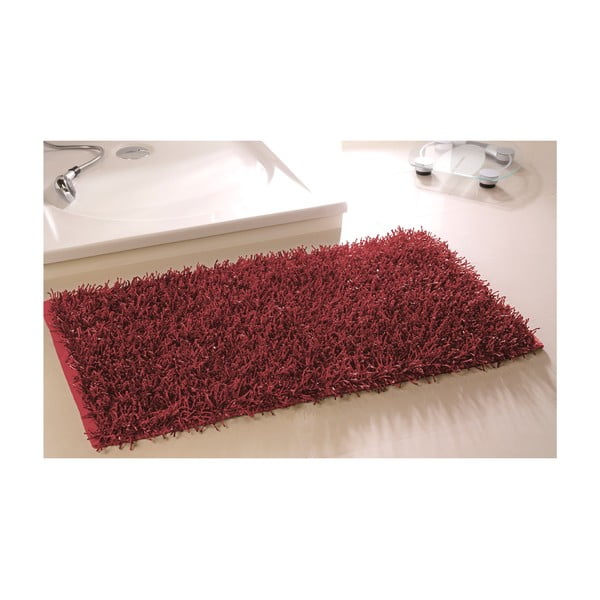 Kúpeľňová predložka Metallic Look Red, 60x100 cm