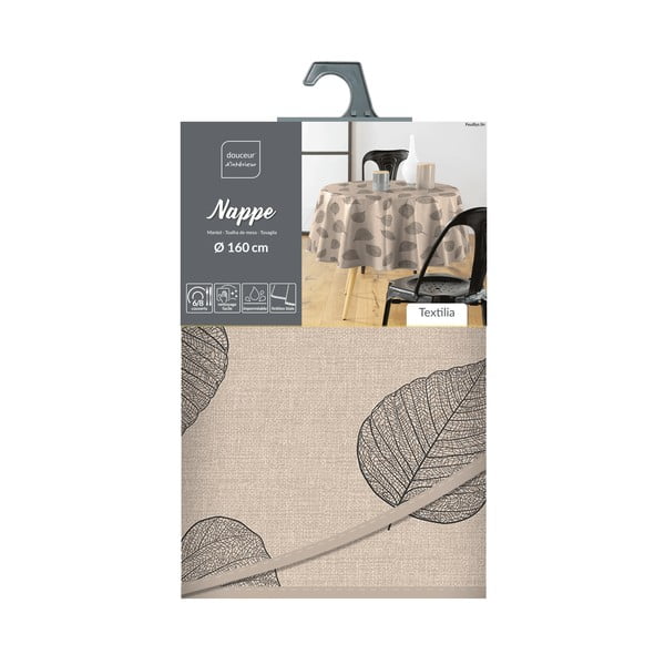 Umývateľný obrus ø 160 cm Feuillys – douceur d'intérieur-image-4