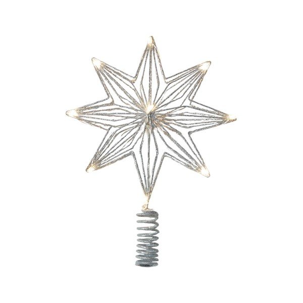 Svetelná dekorácia na baterky v striebornej farbe Chloe – Sirius