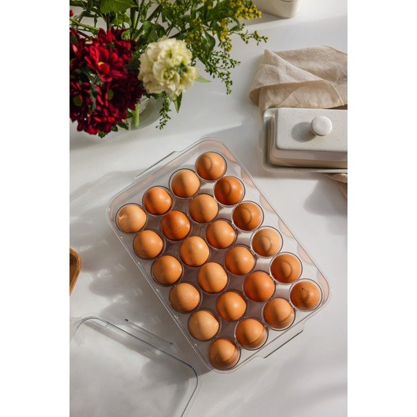 Plastový organizér do chladničky na vajíčka 33x21 cm – Casa De Engel-image-1