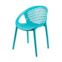 Tyrkysovomodrá plastová záhradná stolička Joanna – Bonami Selection