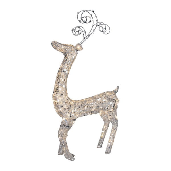 Svietiaca LED dekorácia Best Season Reindeer with Sequins, 115 cm