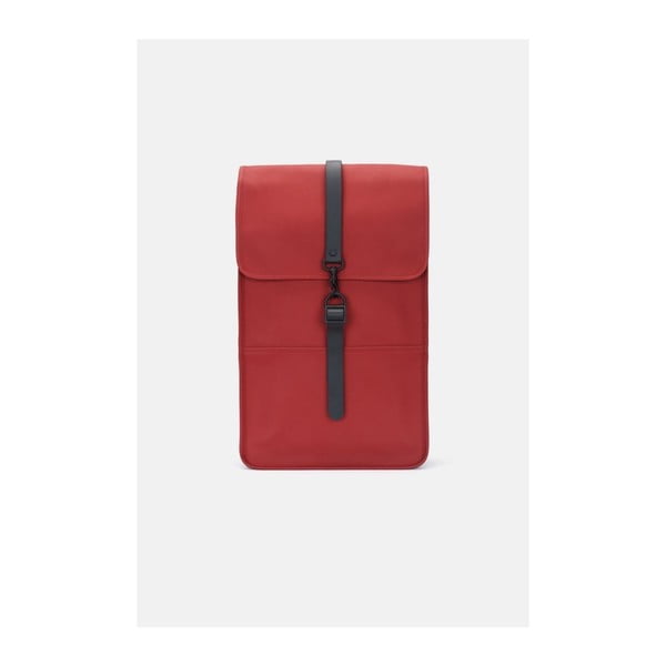 Tmavočervený batoh s vysokou vodoodolnosťou Rains Backpack Mini