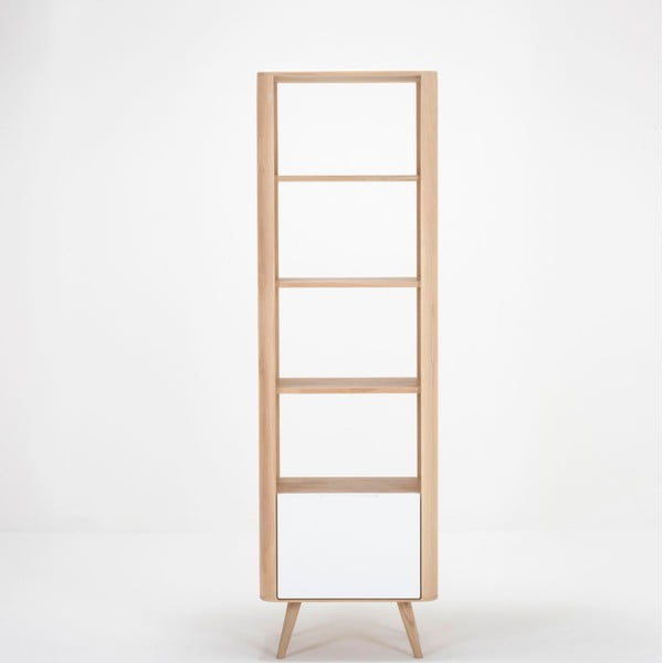 Knižnica z dubového dreva Gazzda Ena, 60 × 42 × 196 cm-image-2