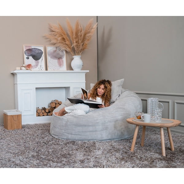 Menčestrový sedací vak v mentolovej farbe Om 135 – SLOWDOWN-image-1