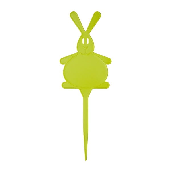 Zelená dekorácia do kvetináča Plastia Bunny