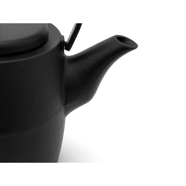 Čierna kanvica na čaj z liatiny so sitkom 1,2 l Kobe – Bredemeijer-image-4