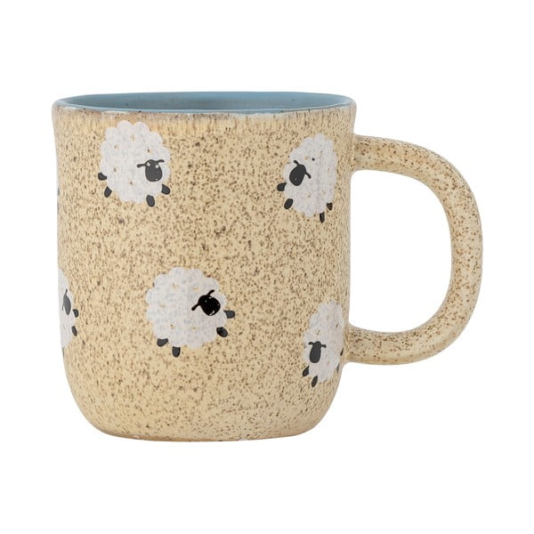 Béžový detský hrnček z kameniny 170 ml Dolly – Bloomingville Mini