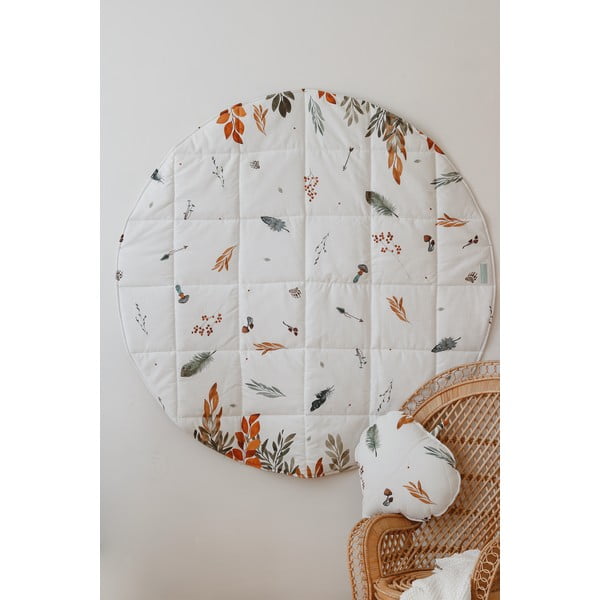 Biela detská hracia podložka Forest Friends - Moi Mili-image-1