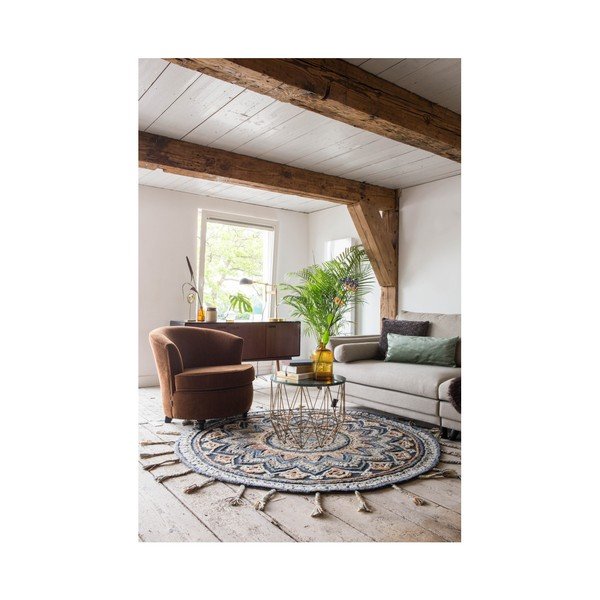 Ručne vyrábaný koberec Dutchbone Pix, ⌀ 170 cm-image-2