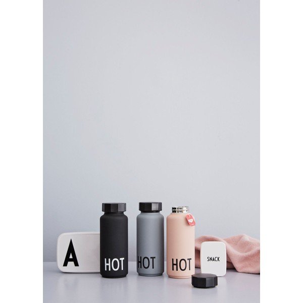 Čierna termofľaša Design Letters Hot, 500 ml-image-3