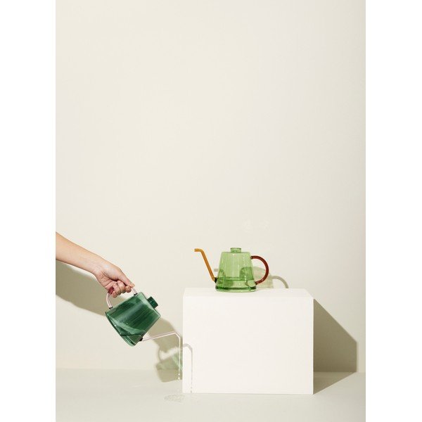 Sklenená kanvička na zalievanie 1 l Flora – Hübsch-image-4