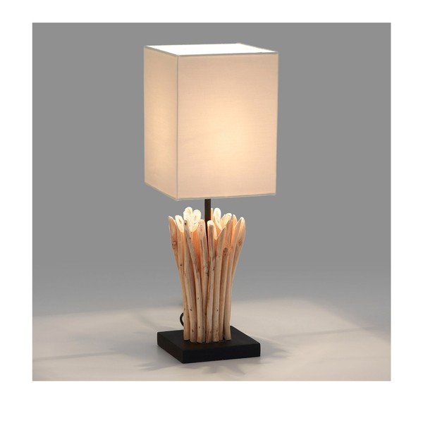 Béžová stolová lampa Kave Home Poob-image-1