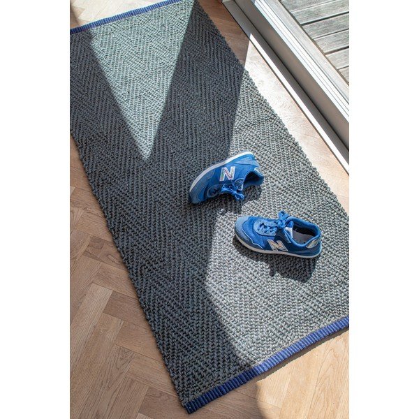 Tmavozelený jutový behúň 70x150 cm Notes – Mette Ditmer Denmark-image-2