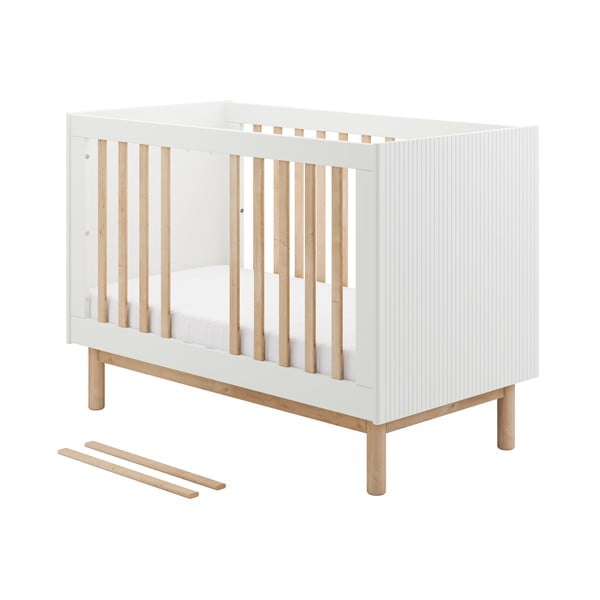 Biela postieľka 60x120 cm Miloo – Pinio-image-2