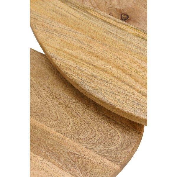 Konferenčný stolík z mangového dreva v prírodnej farbe Mushroom – Ellos Home-image-4
