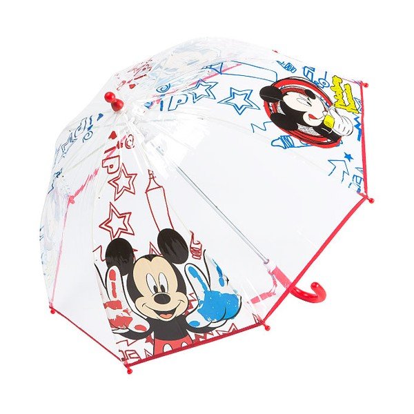 Detský transparentný dáždnik Birdcage Mickey Mouse, ⌀ 60 cm-image-2