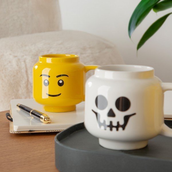 Žltý keramický detský hrnček 530 ml Head - LEGO®-image-1