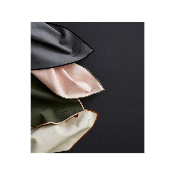 Súprava 2 ružových bavlnených obrúskov Södahl Organic, 50 x 50 cm-image-3