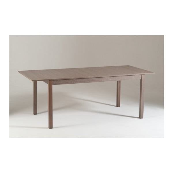 Sivý drevený rozkladací jedálenský stôl Castagnetti Top, 160 cm