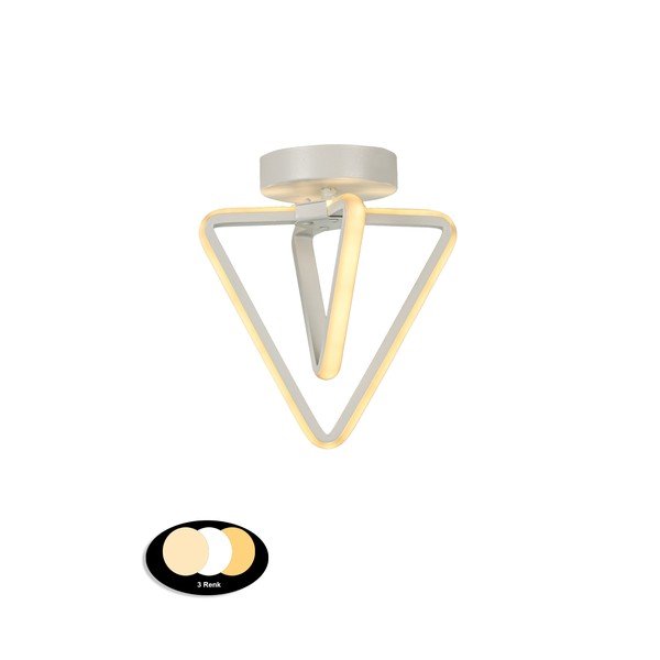 Biele kovové LED stropné svietidlo Baris – Squid Lighting-image-2