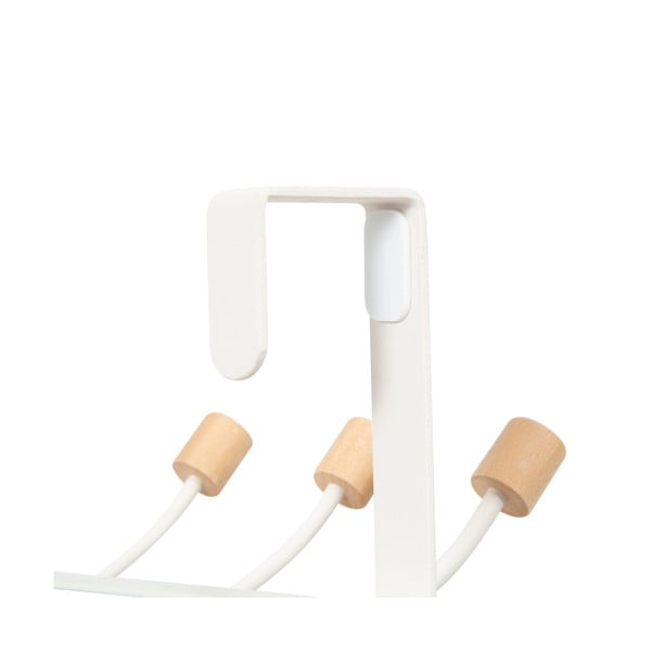 Závesný vešiak na dvere z kovu so 6 háčikmi Compactor-image-3