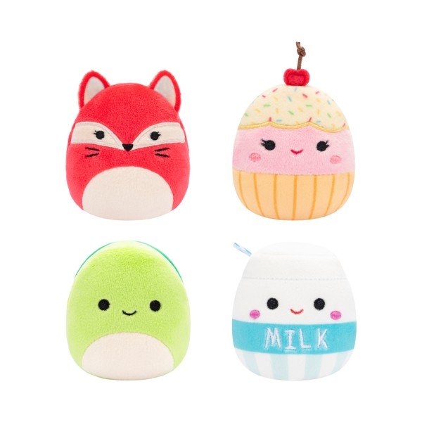 Plyšové hračky v súprave 4 ks Micromallows 4Pack – SQUISHMALLOWS
