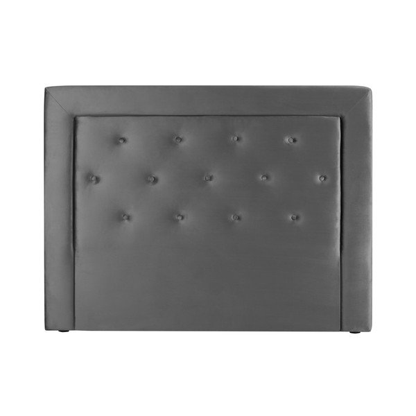 Sivé čelo postele Cosmopolitan Design Cloud, šírka 140 cm-image-2