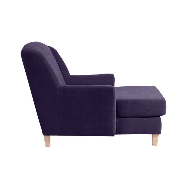 Fialové kreslo Max Winzer Judith Velor-image-1