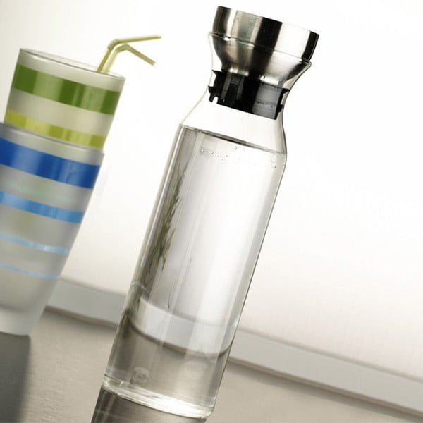 Sklenená fľaša s filtrom Kaylee, 26 × 7 × 7 cm