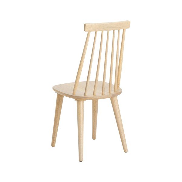 Barové stoličky v súprave 2 ks z kaučukového dreva v svetlo prírodnej farbe (výška sedadla 45 cm) Jolina – Ellos Home-image-3