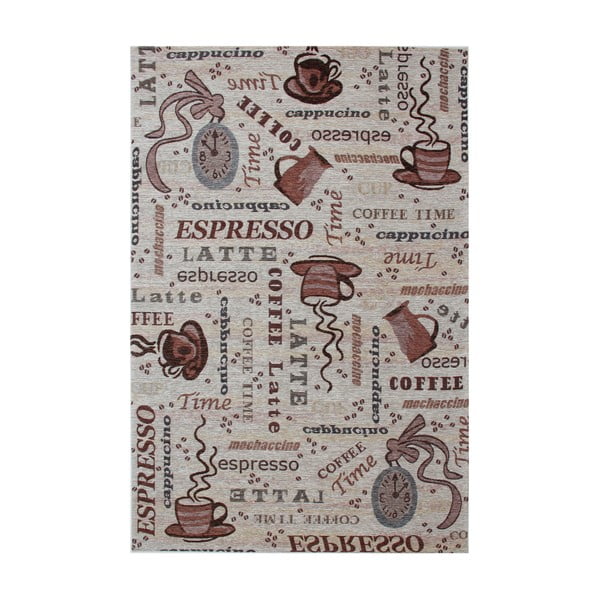 Hnedý koberec Eko Rugs Coffee, 80 x 150 cm