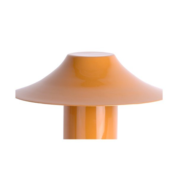 Oranžová kovová stolová lampa (výška  32 cm) Catania Trapeze – Leitmotiv-image-3