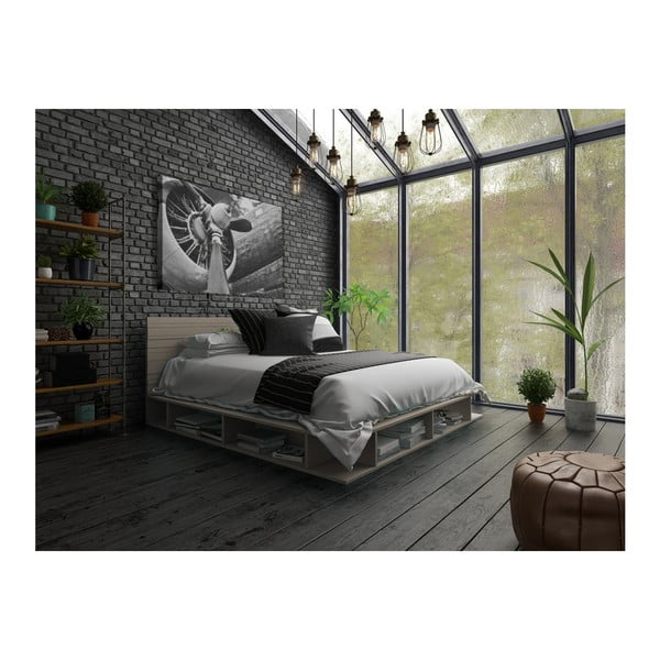 Obraz Styler Canvas Silver Uno Plane, 85 × 113 cm-image-1