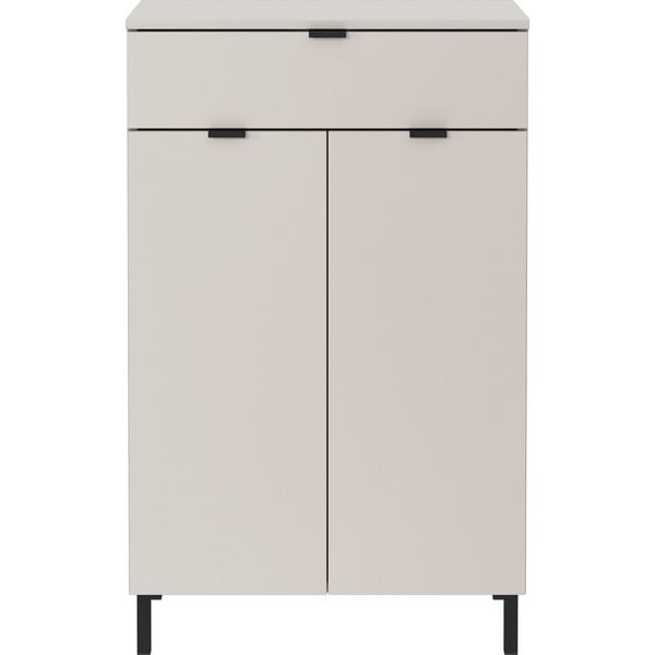 Krémová vysoká kúpeľňová skrinka 60x97 cm Arcena – Germania