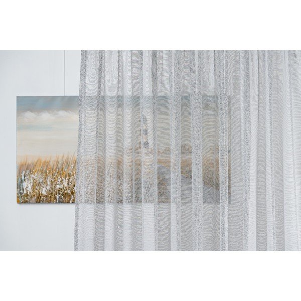 Sivá záclona 300x245 cm Carmine – Mendola Fabrics-image-1